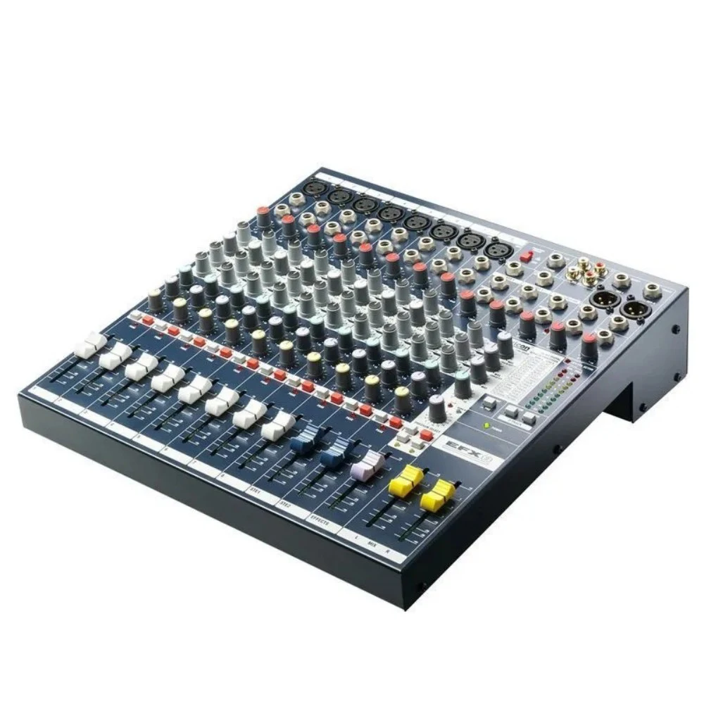 EFX8 Professional 8-Channel USB Audio Mixer DJ Controller with 48V Phantom Power for Live Broadcast and Karaoke - view 3