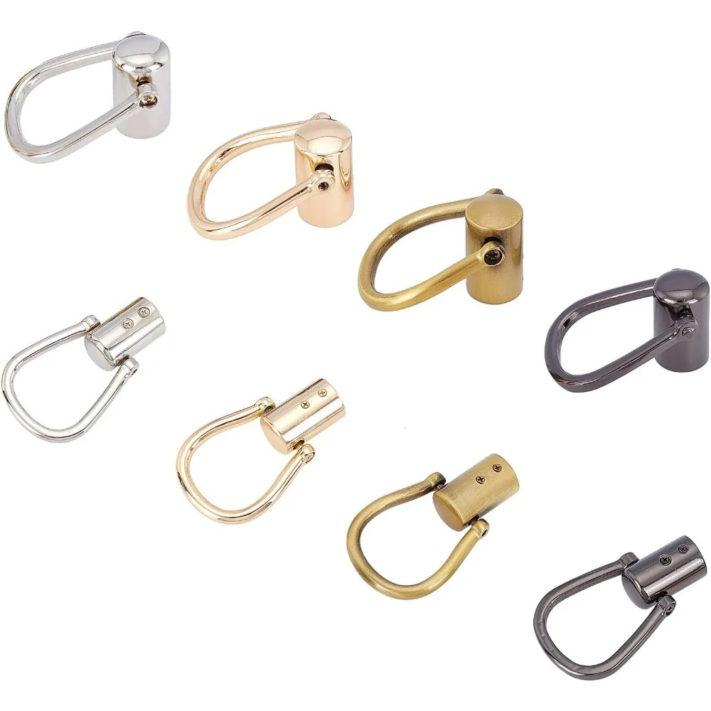 

Набор из 8 штук: 4 цвета, крепежные кольца-шпильки с шариковым шарниром 1/2 дюйма, кнопки с головкой-шариком, сплавные крепежные кольца-шпильки с металлическим кольцом и железным штифтом для кошелька