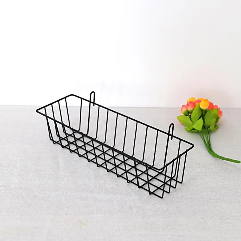 DIY  Practical Photo Wall Display Art Storage Box Basket Reusable Wall Mesh Shelf Large Capacity   for Bathroom