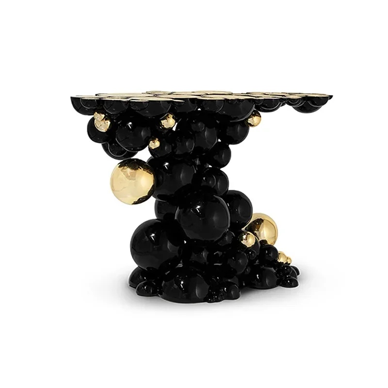 

Entrance desk designer high-end decorative strip case foyer entrance entrance table