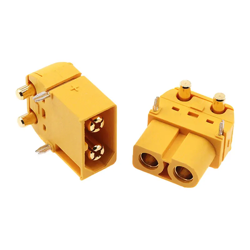 XT60PW PCB-Buchse Horizontal Stecker Buchse 45A 500V Leistungsstarker Stecker für FPV-Drohne Flugzeug Li-Ionen Akku