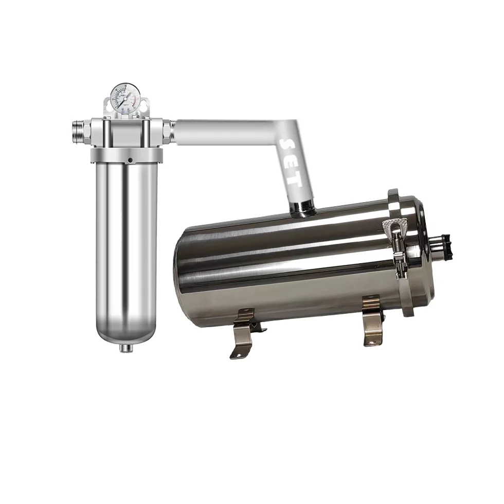 Hot Selling Under-Sink Self-Cleaning 4-Stage Ultrafiltration Water Purifier 8000L/h Non-Electric Commercial Domestic Use RV