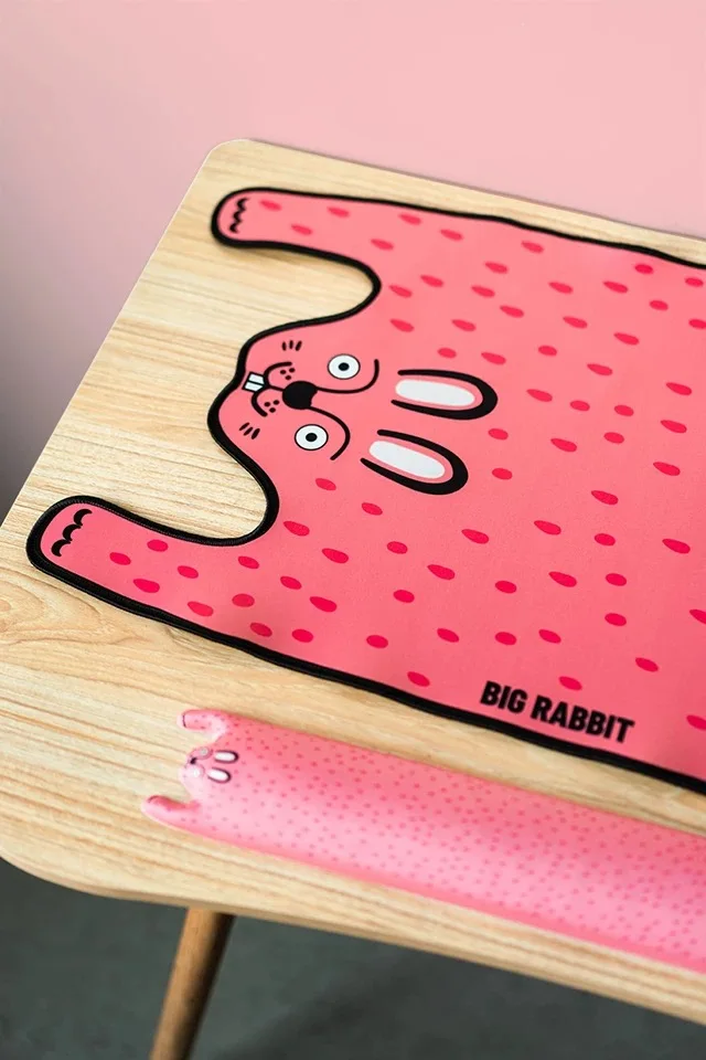 Original design BIG RABBIT cute rabbit creative cloth office computer pad mouse pad table mat