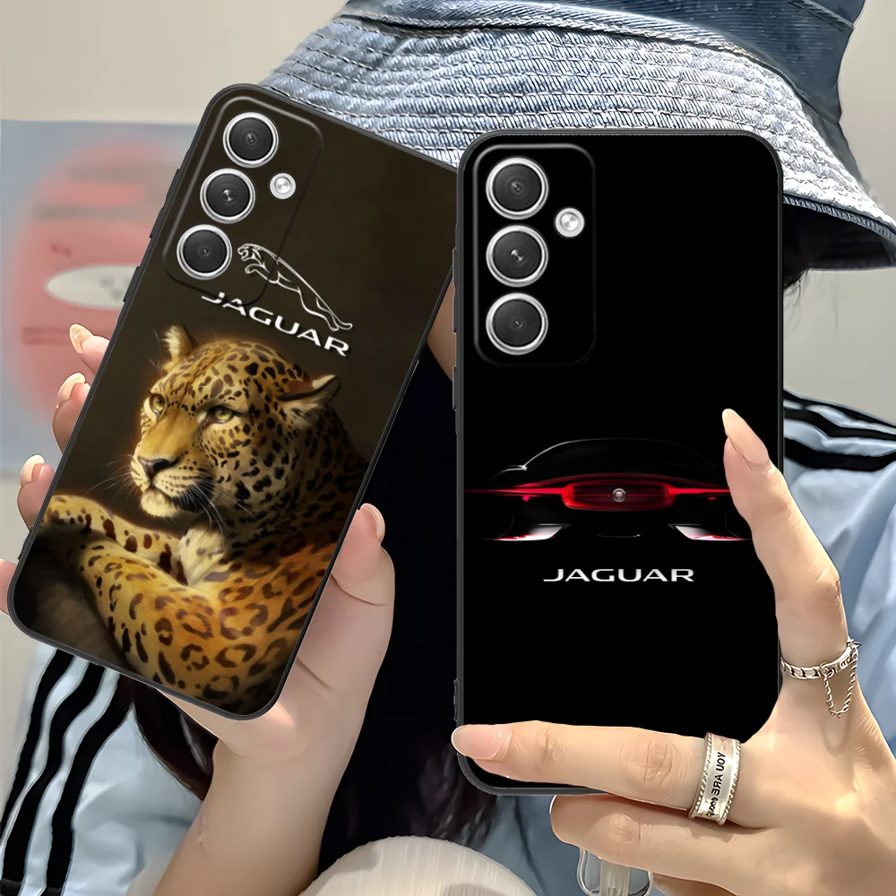 Mobile J-Jaguars Phone Case for Samsung Galaxy S24 S23 S22 S21 S20 S10 S9 Plus FE Ultra Lite Black Cellphones Cover