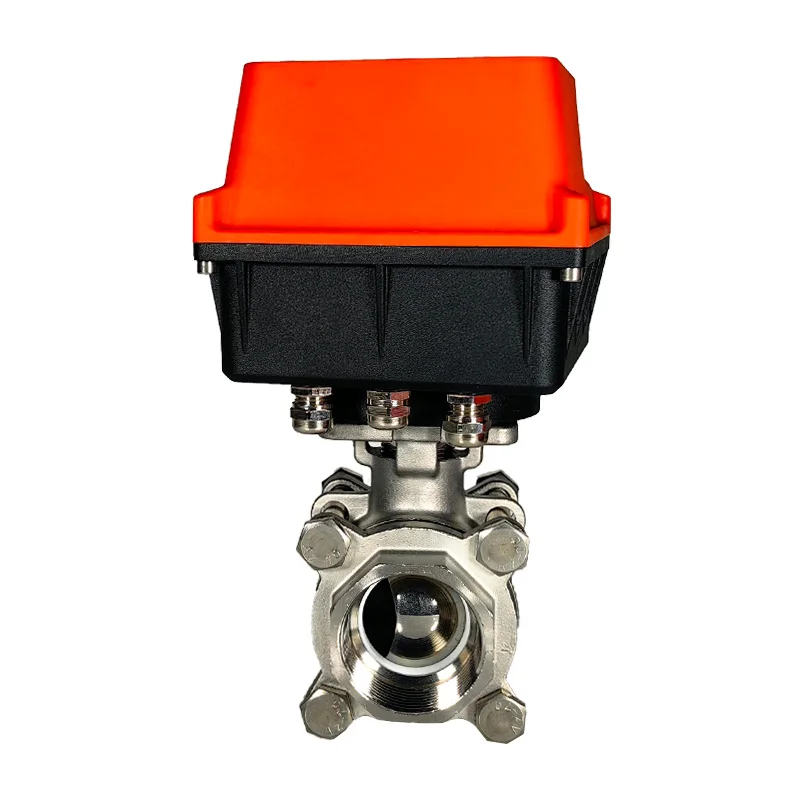 

3/4 Stainless Steel 2-way Electric Flow Control Ball Valve 4G Remote Transmission 24v DC Power Supply