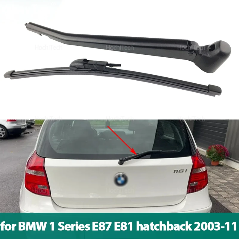 

Комплект щеток заднего стеклоочистителя автомобиля, черный, замена для BMW 1 серии E81 E87 хэтчбек 2003-2011 61627138507