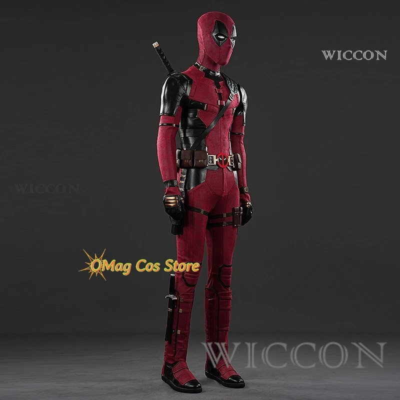 

Костюм на Хэллоуин, женский костюм Дэдпул, маска для косплея с магнитными очками, комбинезон Уэйд Уинстон Уилсон, disfraz Adulto, аниме