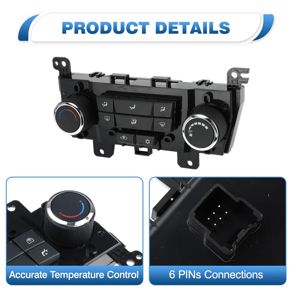 لسيارة شيفروليه كروز 2009-2016 مفتاح التحكم في المناخ AC 9057231، 95146207 #4