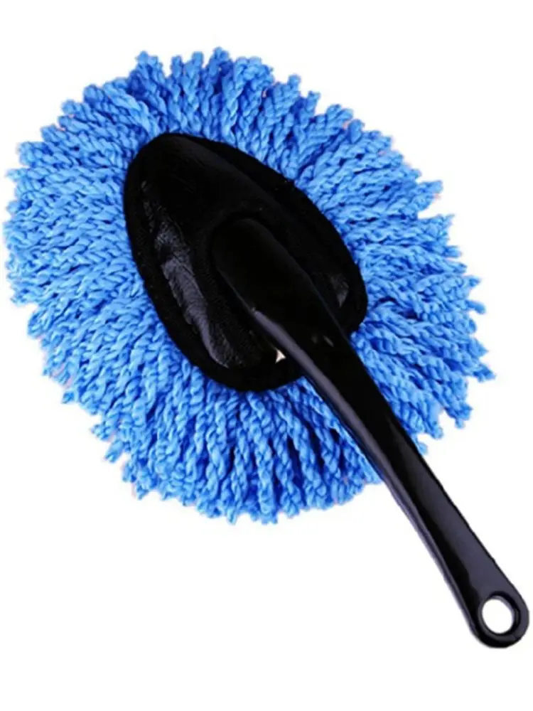 Microfiber Car Cleaning Brush for Computer Floor Glass Washer Cleaner Window Windshield Wiper Wax Washable Spatula Tool C05