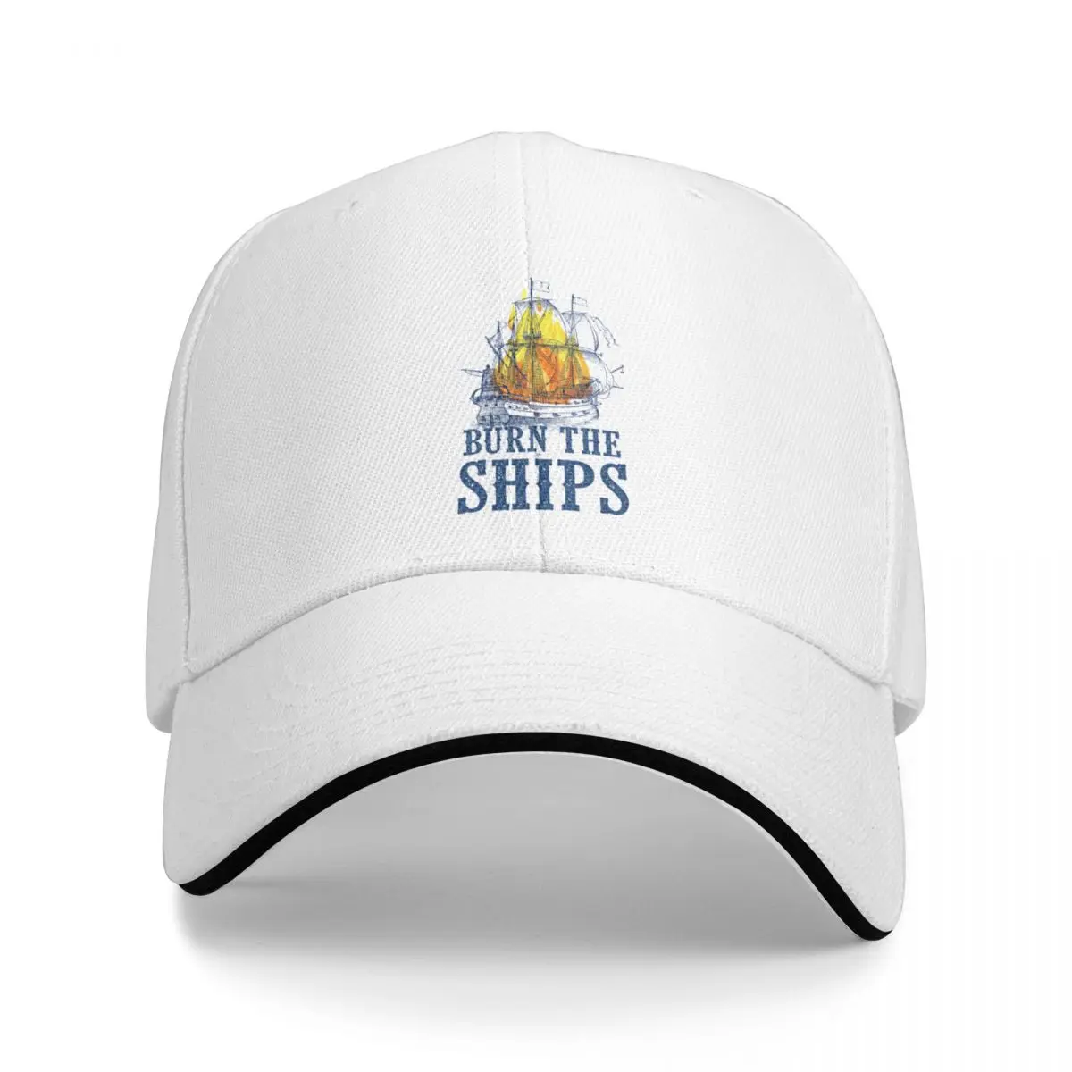 Burn the ships Baseball Cap cute Hat Man For The Sun Uv Protection Solar Hat Snapback Cap Women's Hats For The Sun Men's