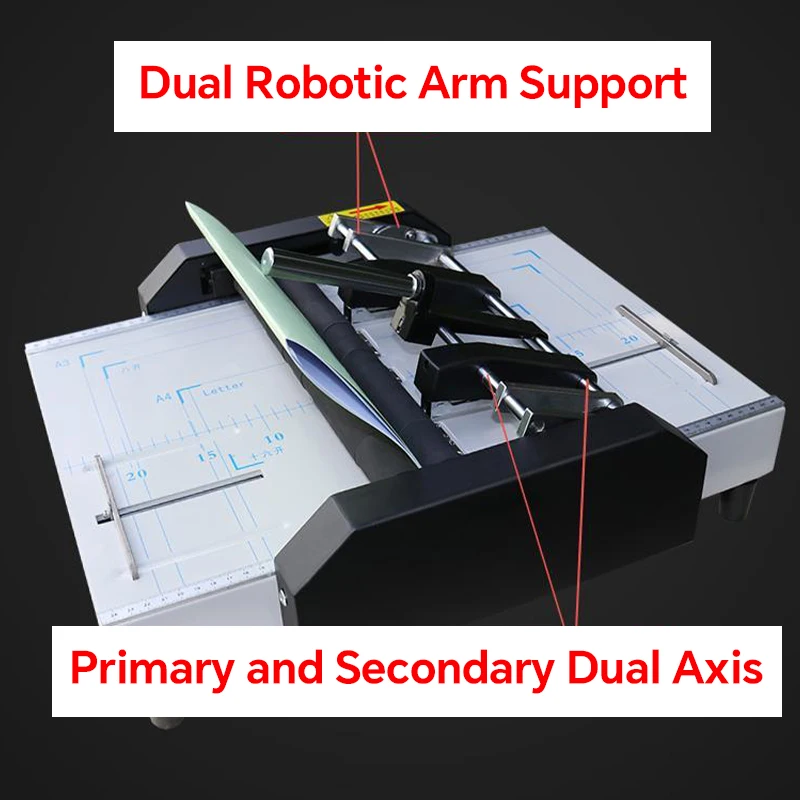 Automatic Booklet Maker, Paper Folding Bindig Machine, 11.7\