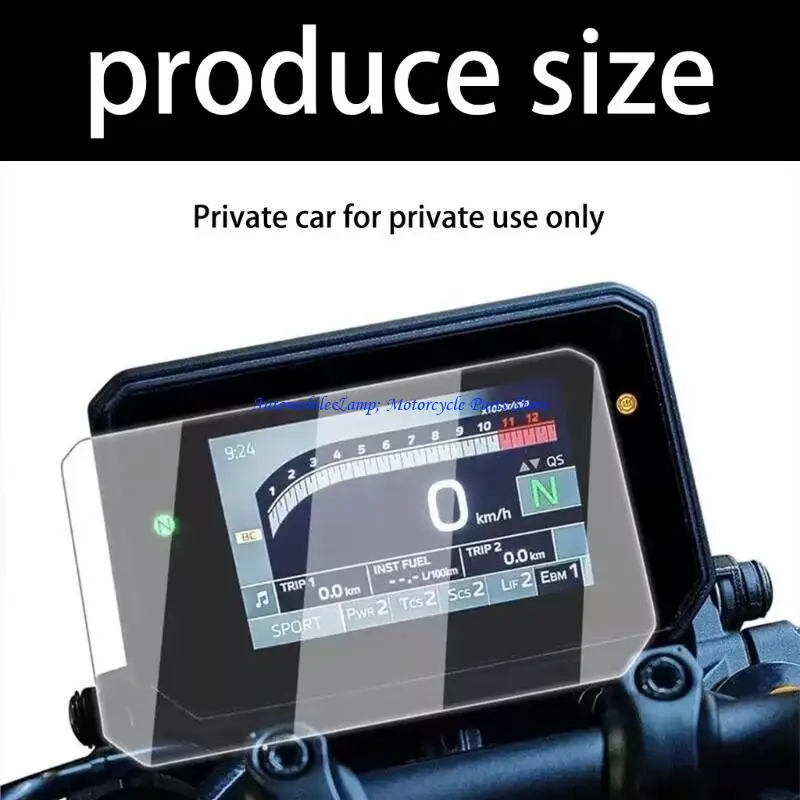 Lámina protectora para parabrisas motocicleta H7BD, superficies larga duración, protección pantalla motocicleta para