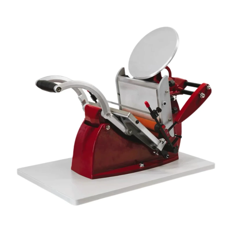 Manual letterpress disc printing machine Letterpress movable type printing, manual letterpress business card