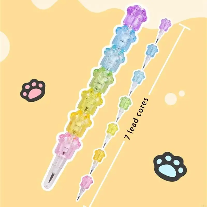 J2FC Building Blocks Pencil Pre Sharpened Tip Writing Pencil for Kid Student Writing