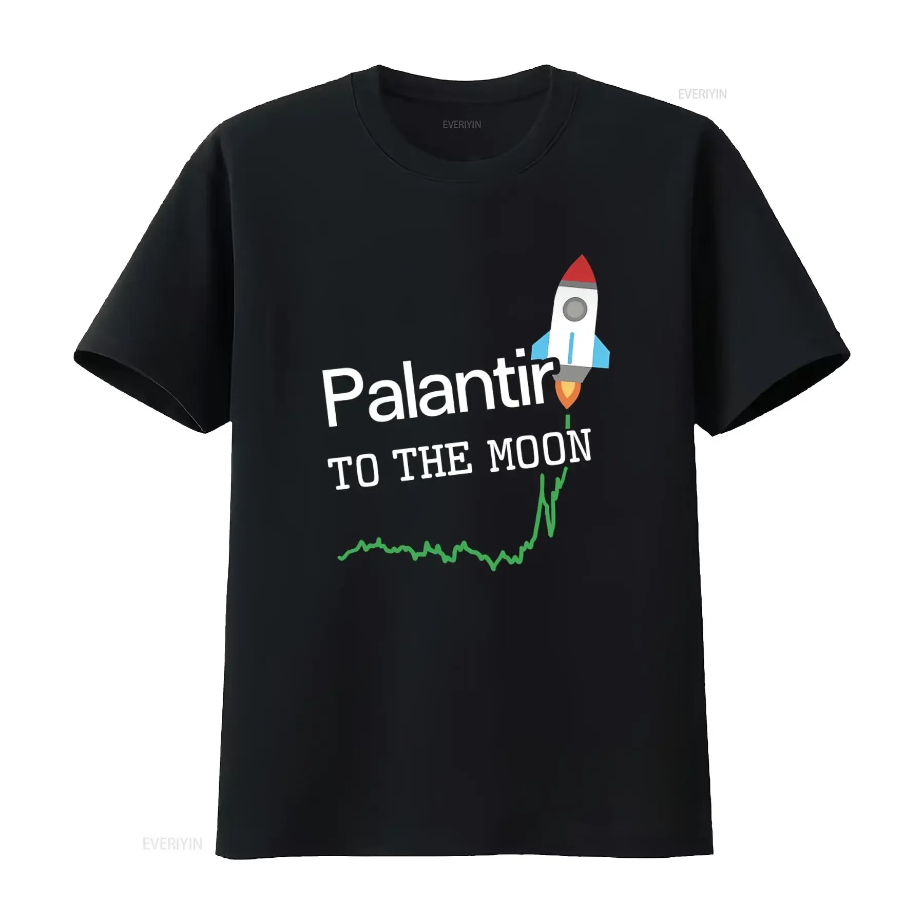 Camiseta Palantir To The Moon, Big Data Analytics Stock Investor Trader, estilo vintage, gráfico lavado, ropa de calle para hombre, cómoda