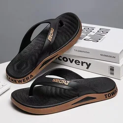 Casual Men's Flat Shoes Fashion Mens Flip Flops Comfortable Soft Non-slip Indoor Outdoor Male Beach Sandals Zapatos Para Hombres