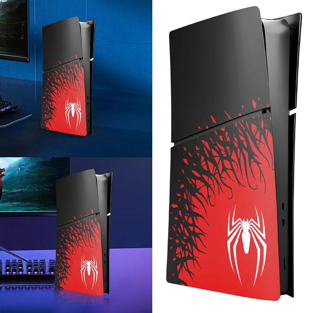 

Сменный корпус Spider с защитой от царапин, сменный корпус из АБС-пластика премиум-класса, пылезащитный защитный чехол для Playstation 5 Slim