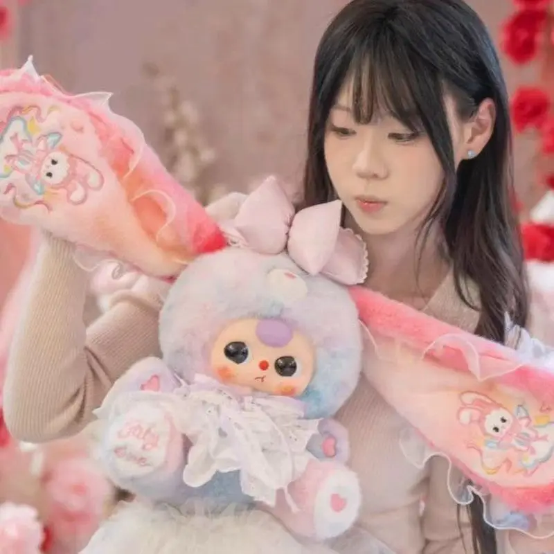 

Плюшевая игрушка Dapiaoliang Chaowan Baby Three Lily Rabbit Town 5-го поколения, 400%, коллекционная, в закрытой упаковке, подарок для детей