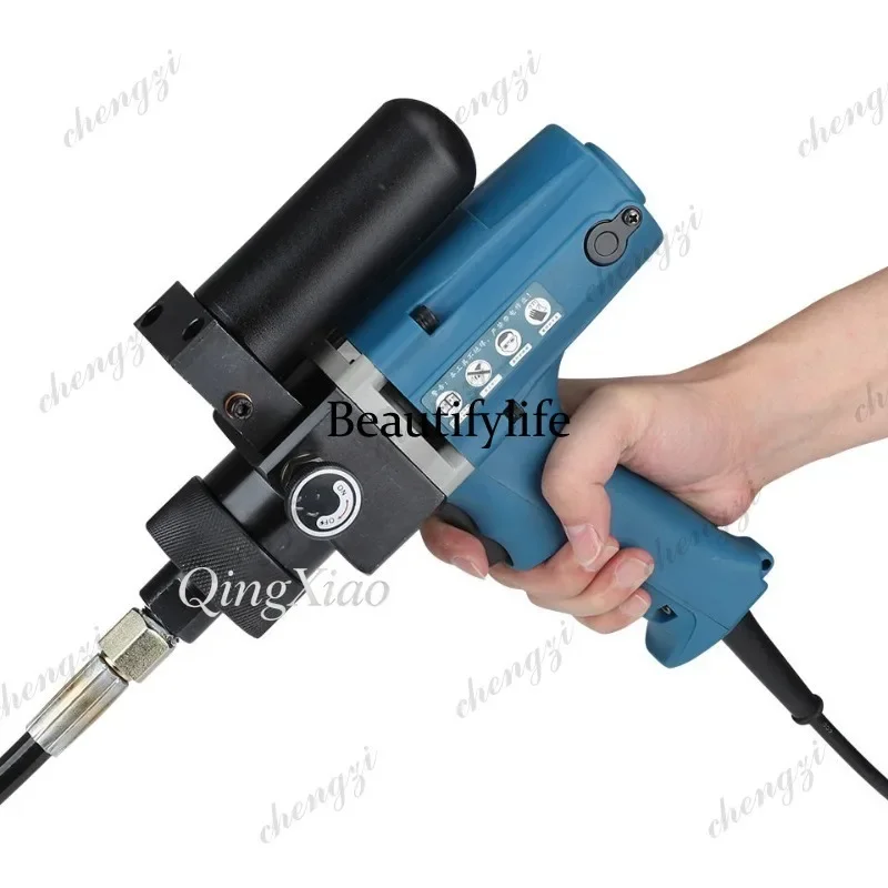 HR  High Pressure Mini Electric Hydraulic Pump Cordless Handheld Portable Power Unit For Hydraulic Crimping Cutting Punching