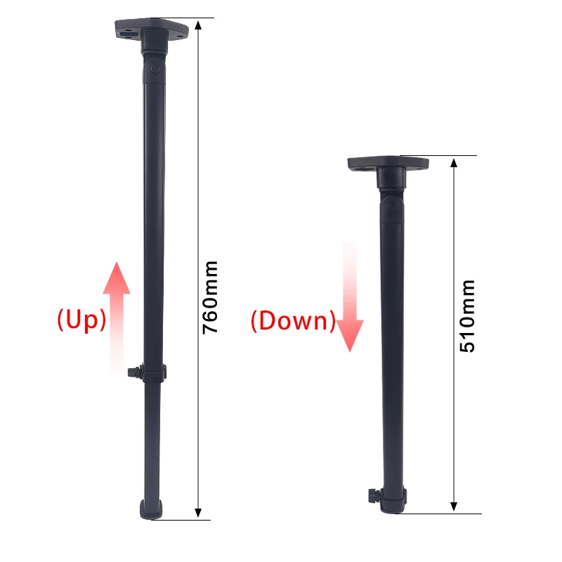 2023 Hot Sale RV Adjustable and Removable Folding Table Leg Hanging Rod Hook Set Support Leg Lift Folding Table Leg