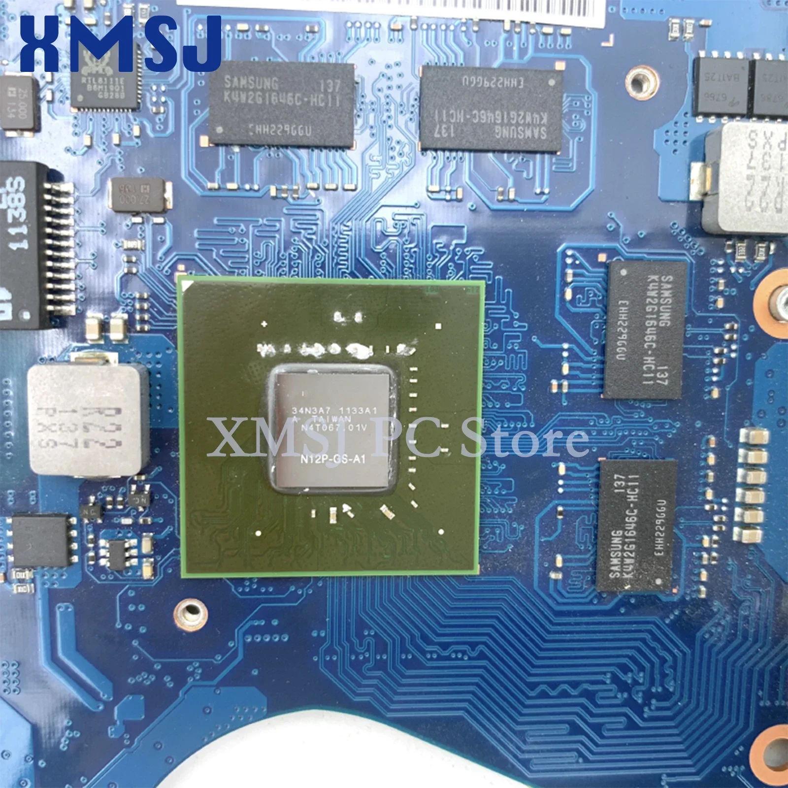 XMSJ Voor Samsung RF511 Laptop Moederbord BA92-07568A BA92-07568B BA41-01472A BA41-01471A GT540M GPU Volledige Test Moederbord