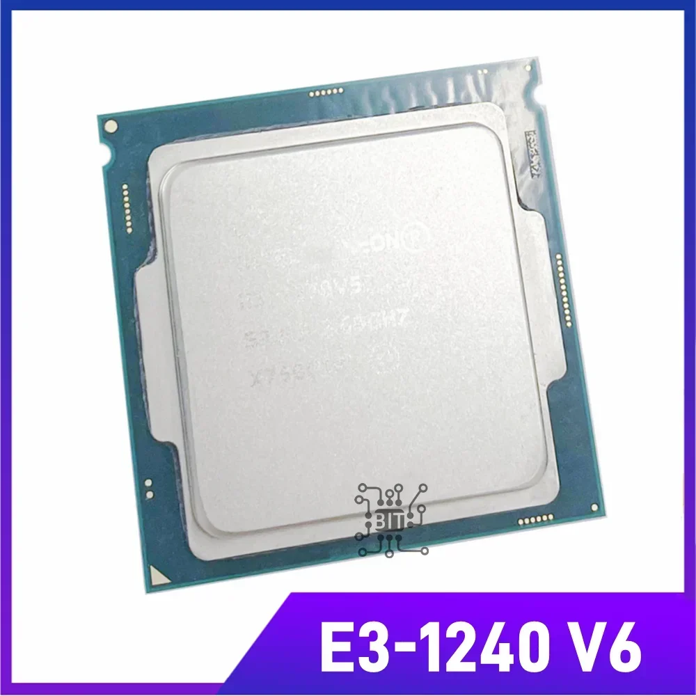

Процессор Xeon E3-1240V6 3,70 ГГц 8 МБ LGA1151 E3-1240 V6 Четырехъядерный процессор E3 1240V6 для настольных ПК E3 1240 V6