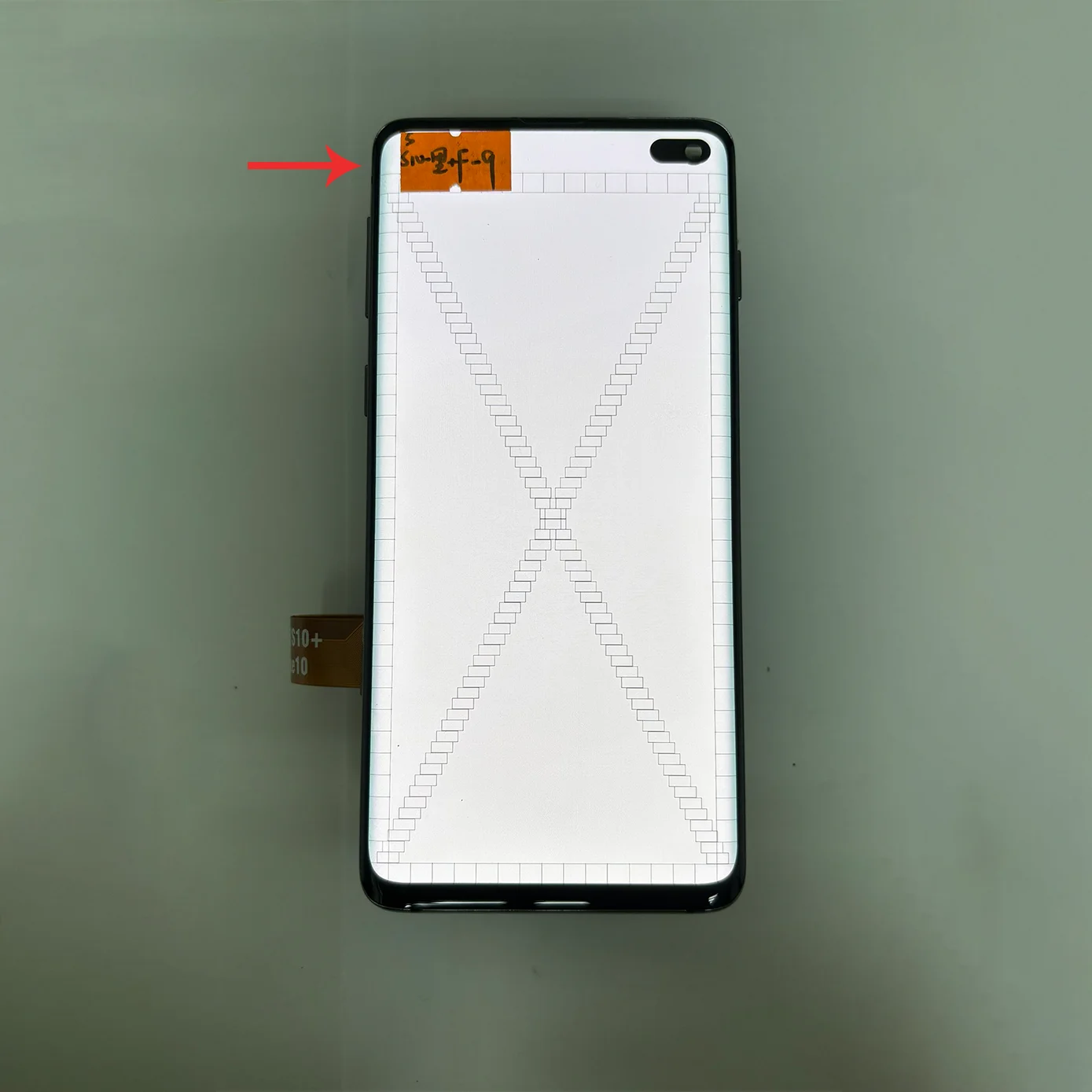 画面に欠陥があるため、samsung-galaxy-s10-amoledタッチスクリーン交換に適しています。
