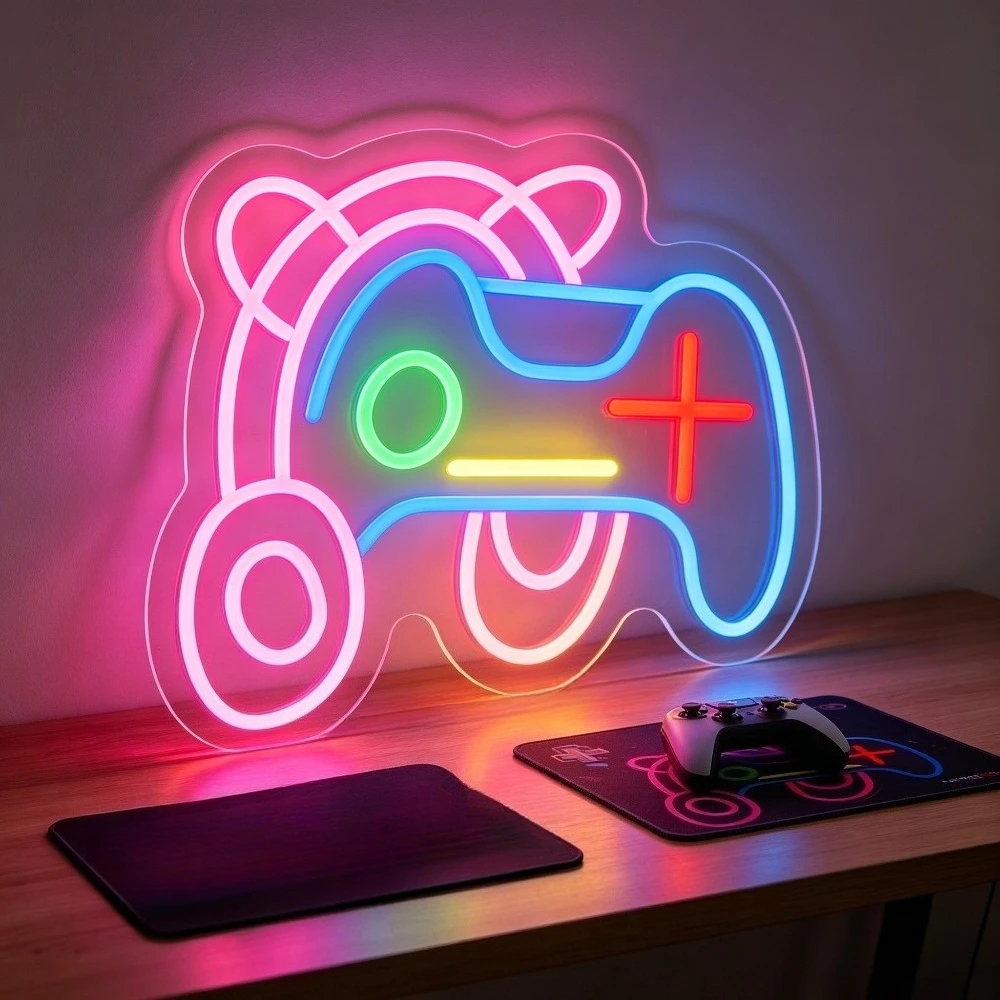 Desk Setup Studio - Gaming Neon Sign LED Wall Art