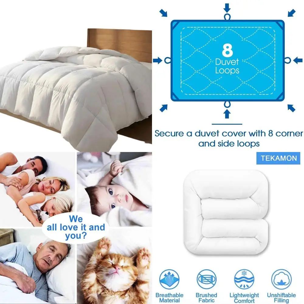 

Одеяло King Size, зимнее теплое и летнее прохладное, двустороннее, моющееся, класса люкс, белое, 98x116