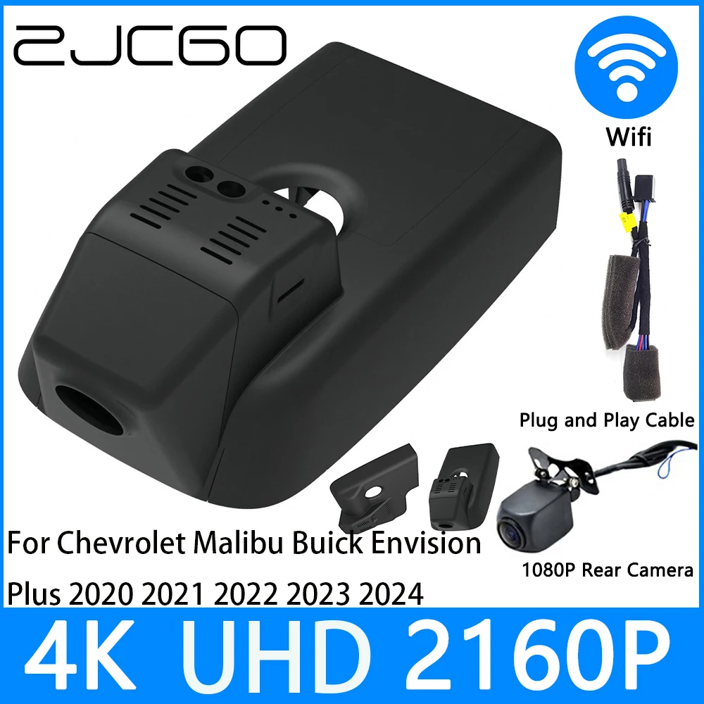 

ZJCGO Dash Cam 4K UHD 2160P Car Video Recorder DVR Night Vision for Chevrolet Malibu Buick Envision Plus 2020 2021 2022 2023