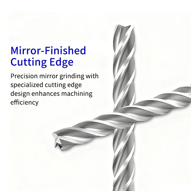 JRDS Flat Head EVA Foam Milling Cutter High Speed Steel EPS Engraving Tool CNC Router 3D Engraving End Mill For Foam Cutting Bit