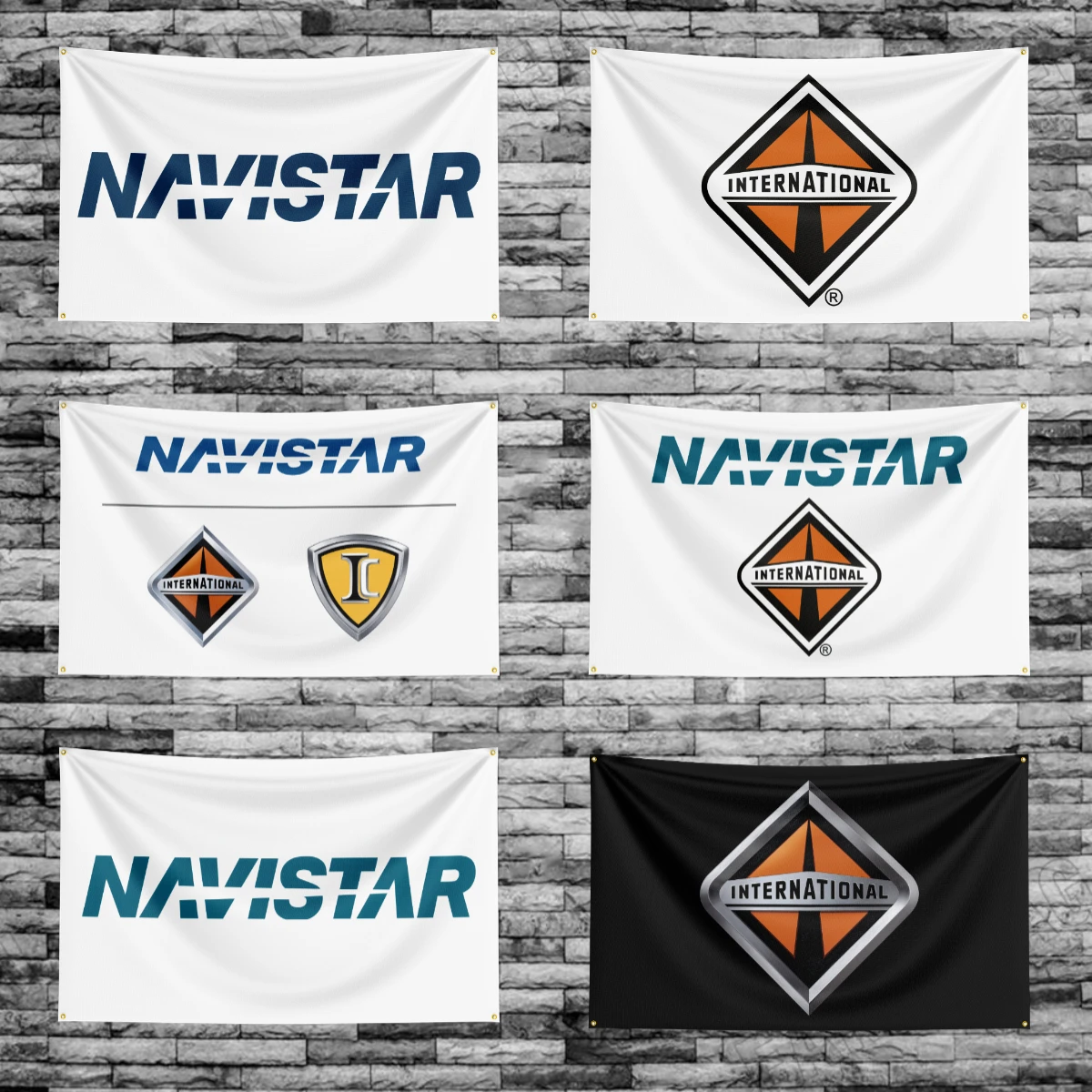 90*150CM Navistars Flag Polyester Digital Printing Banner for Garage Wall Art Out Door Decoration With Brass Grommets