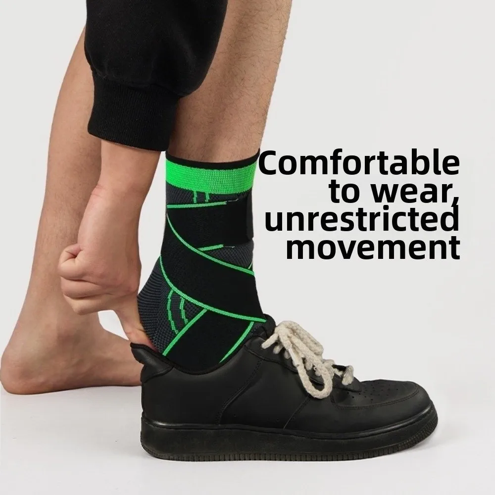 

Durable Adjustable Straps Ankle Protector Foot Arch Support Prevent Sprains Compression Ankle Support Ankle Wrap Sports