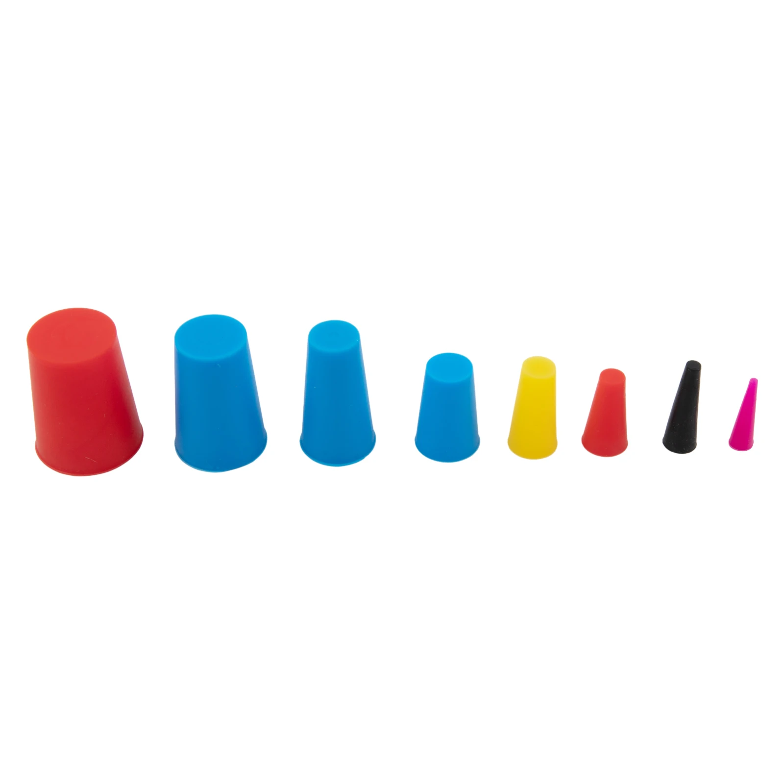 Heat Resistant Silicone Cone Masking Set of 105 Pieces for Use in Automotive Electronics and Workshop Coating Applications