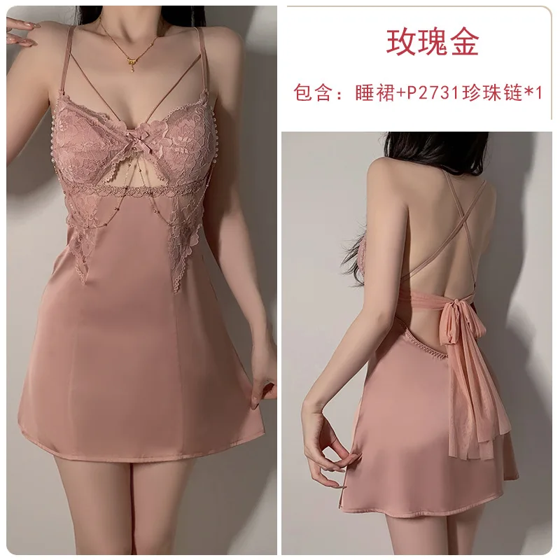 เซ็กซี่ผู้หญิง Robe ชุดนอนสบายๆสีทึบเสื้อคลุมอาบน้ํา Nightdress Silky ซาติน Homewear สวมใส่