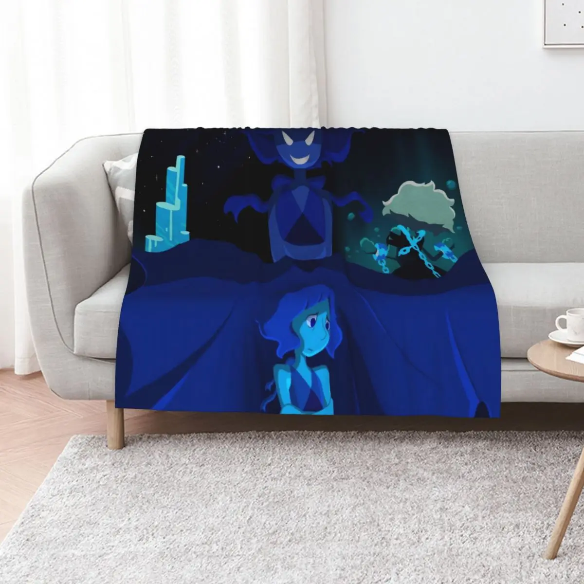 

Lapis Lazuli Steven Universe Throw Blanket Furrys Luxury Designer Bed blankets ands Blankets