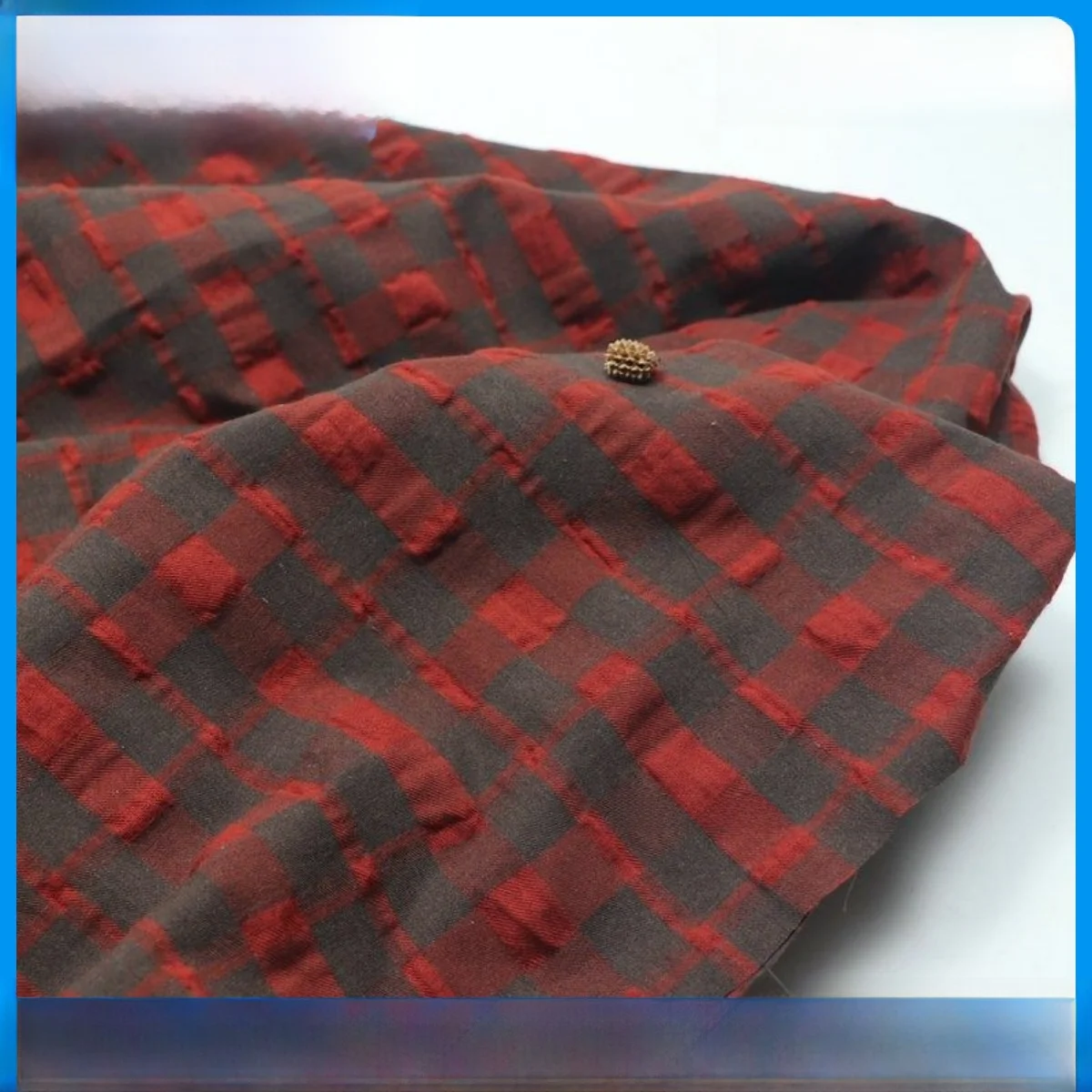 

Ретро-ткань из хлопка и льна в красную клетку для рукоделия, пошива рубашек, шорт, домашних губчатых подушек, корейских изделий с ярким узором