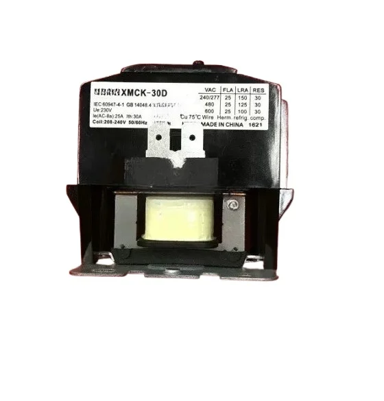 AC contactor XMCK-30D for air conditioner single phase with bus bar relay