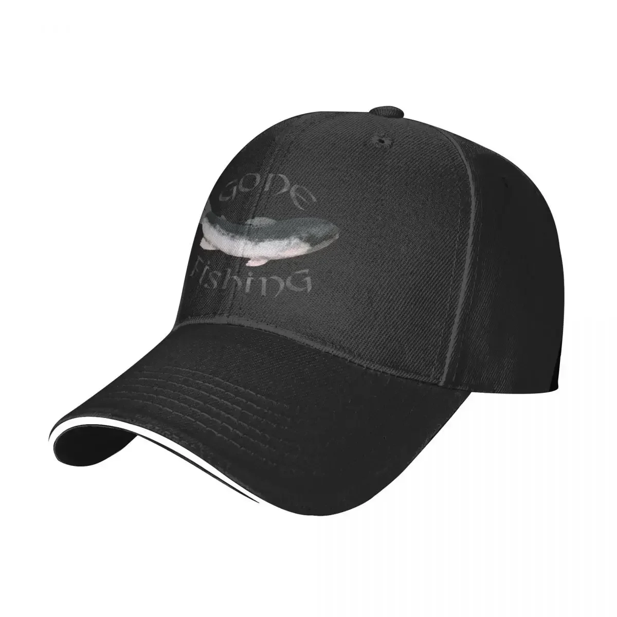 

Gone Fishing Sign Baseball Cap Hat Man Luxury funny hat Hat Beach Hats Man Women's