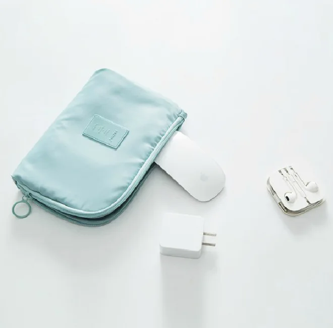 New Travel Digital Storage Bag Mobile Power Bank Data Cable Earphones Large Capacity Digital Bag