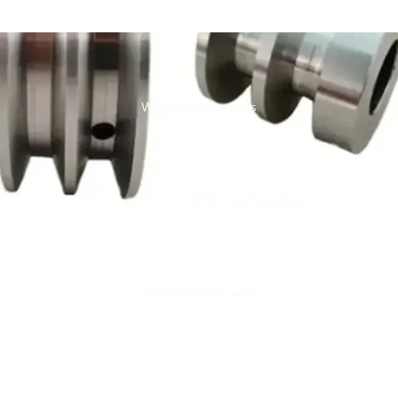 

Suitable for 1 Aluminum Alloy Double Groove 60mm Oil Tanker 8-25mm Fixed Drilling Oil Tanker Axle 10mm PU Round Belt