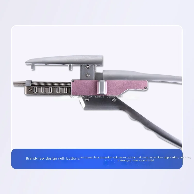 6D 2nd Generation Metal Hair Extension Machine & Connectors Dreadlocks Tools Remove Pliers Human Hair Style Commercial Use