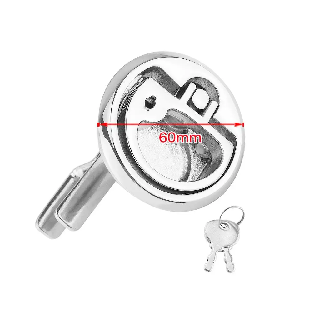 Marine Stainless Steel Boat Hatch Lift Handle Anti-corrosion Lock Hardware for Yacht Access Hatch Cover Fittings