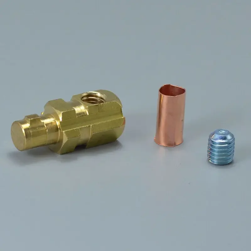 4pcs TIG Welding Cable Panel Connector DKZ10-25 200A DKJ10-25 200A Euro Style Cable Connector-Plug Black Red Fitting Connector