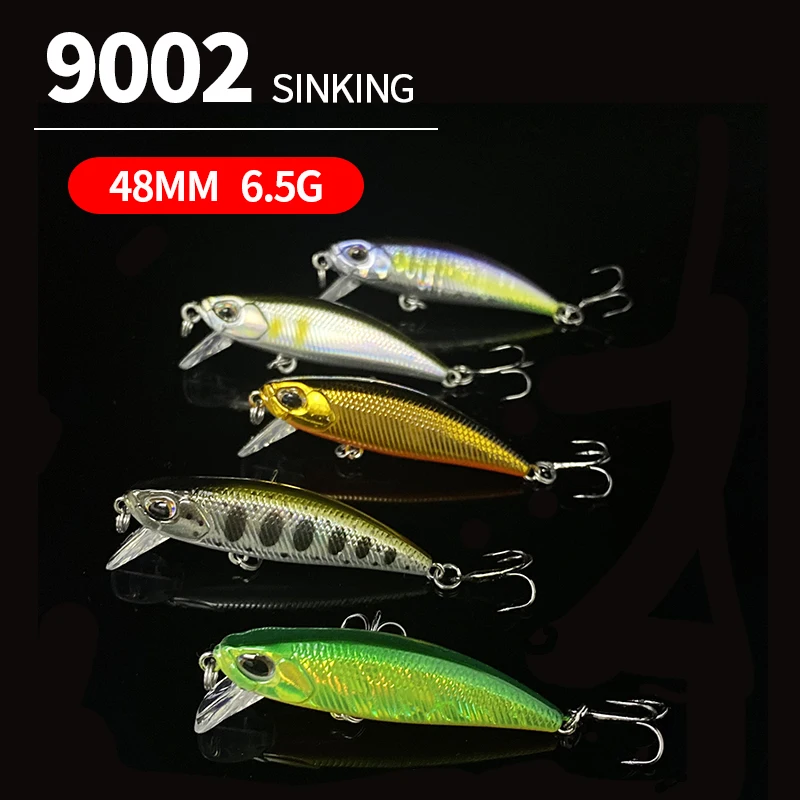 

6.5g 48mm Sinking Minnow Fishing Lure Freshwater Carp Trout Pike Swimbait Japan Pesca Isca Artificial Hard Bait Fishing Supplies