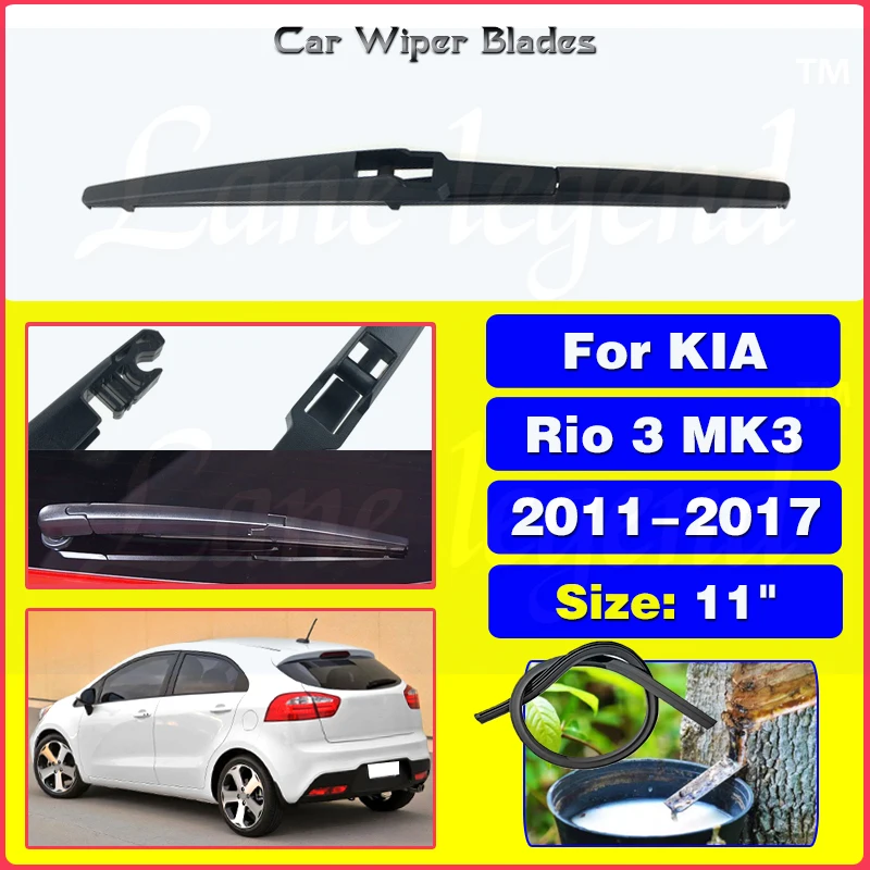 

11" Rear Windshield Windscreen Washer Wiper Blade For Kia Rio 3 MK3 2011 - 2017 Car Accessories Accsesories 2012 2013 2014 2015