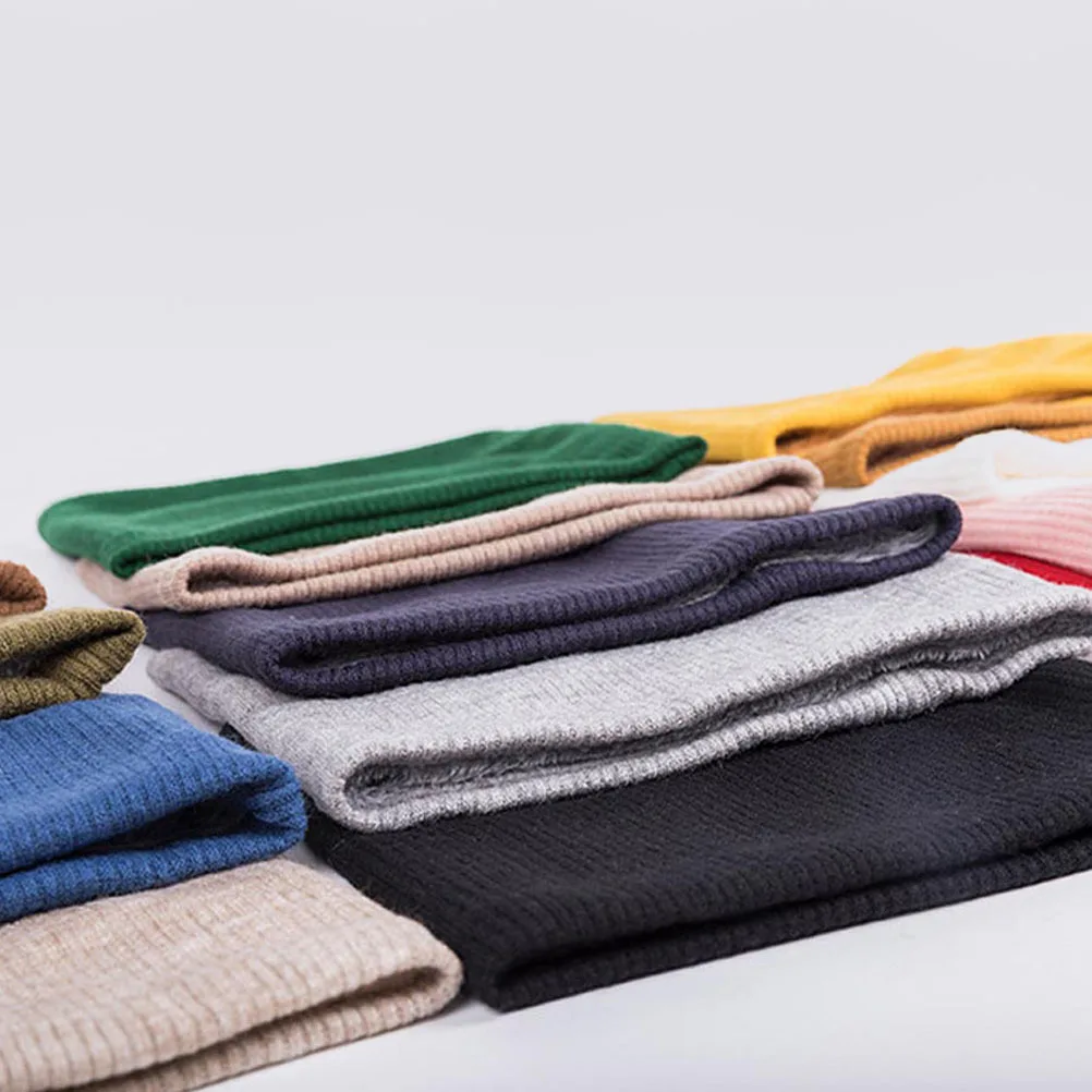 

3Pcs Winter Autumn Warm Scarf Neck Warmer Collar Scarf Soft Comfortable Windproof Neck Gaiters for Men Women Outdoors