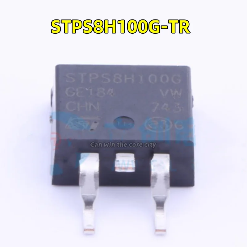 

1-100 PCS/LOT New original genuine STPS8H100G-TR STPS8H100G Schottky diode voltage: 100V current: 8 ATO-263-2