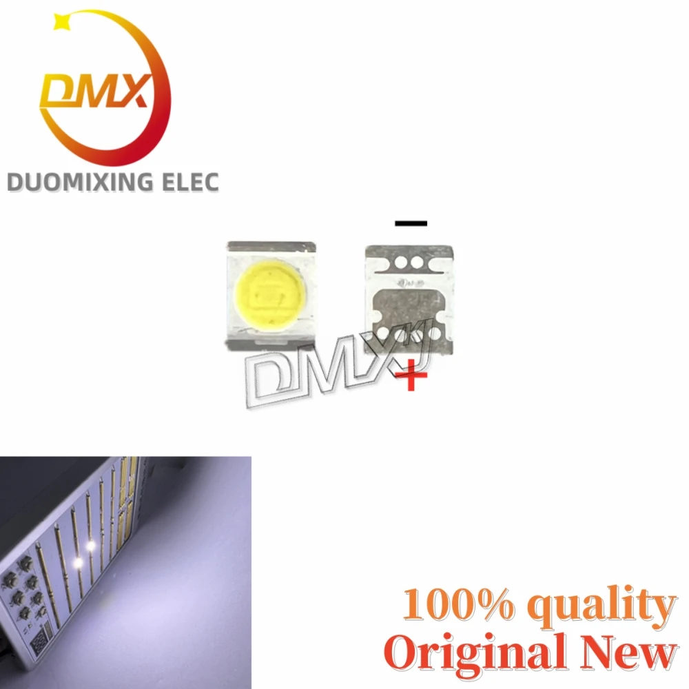 1000 Chiếc Ban Đầu Cho SEOUL LED LCD Đèn Nền Hạt Đèn Ống Kính 1W 3V 3528 2835 Trắng Mát đèn Đính Hạt