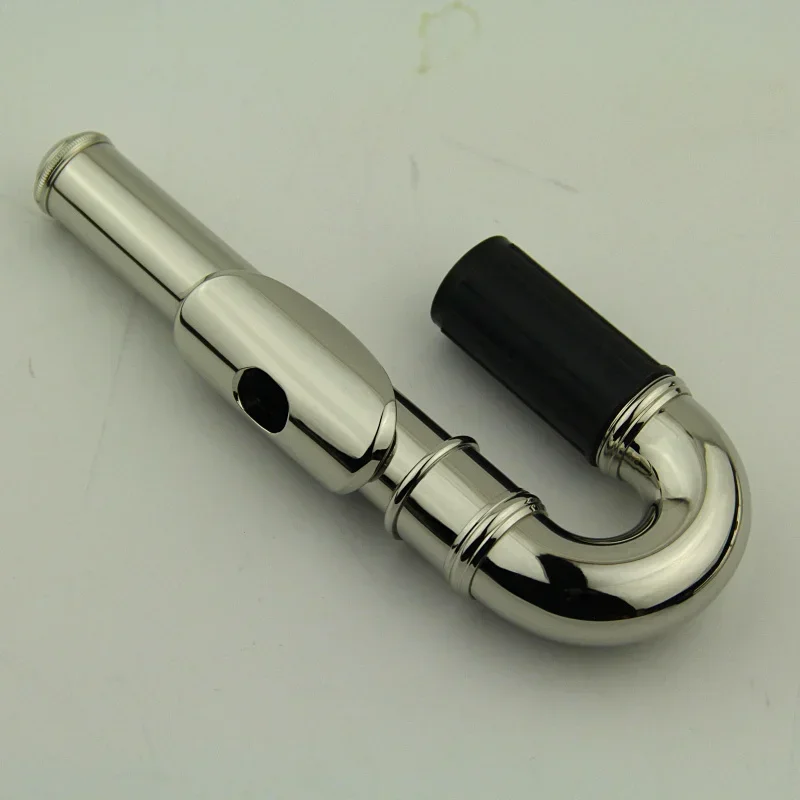 

Metal Flute Head Joint Headjoint Mouthpiece Replacement, Woodwind Instrument Accessories, Silver Length